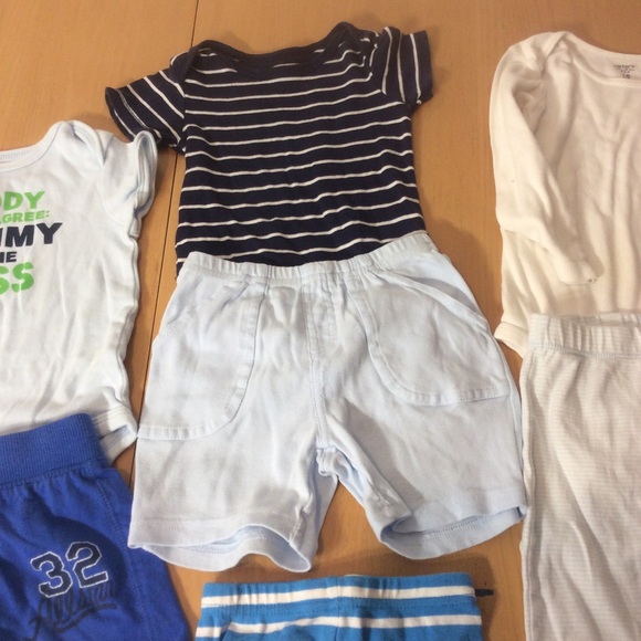Carters boys baby onesie shorts pants mix - Picture 3 of 6